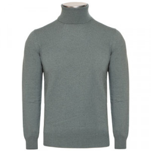 Gran Sasso Roll-Neck Green-Grey