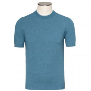 Gran Sasso Crewneck Terry Blue