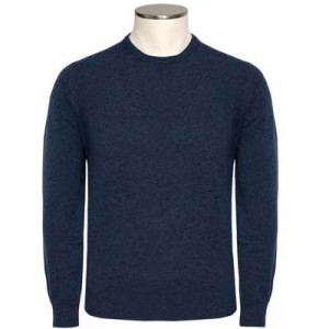 Gran Sasso Crewneck Blue Melange