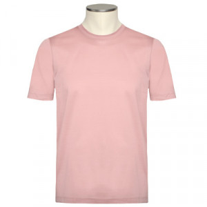 Gran Sasso Cotton Tee 'Filoscozia' Pink