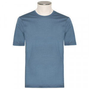 Gran Sasso Cotton Tee 'Filoscozia' Blue