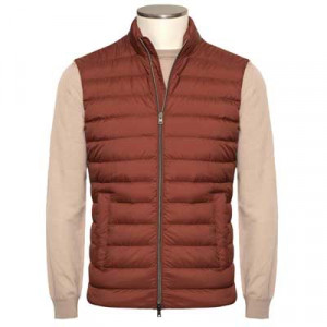 Herno Down Gilet Amber-Red