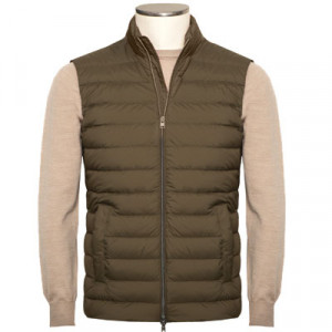 Herno Down Gilet Forest Green