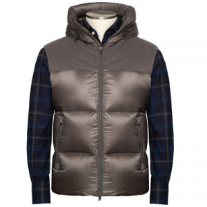 Herno Bodywarmer Ribcord Grey