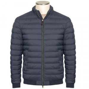 Herno Quiltet Bomber Blue