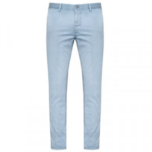 Incotex Slacks Cotton Light-Blue