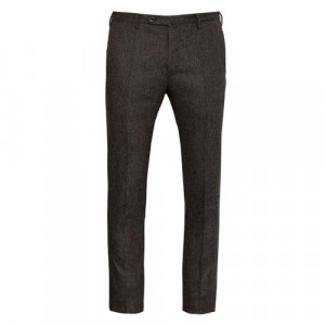 Incotex Trousers "Venezia" Wool Brown