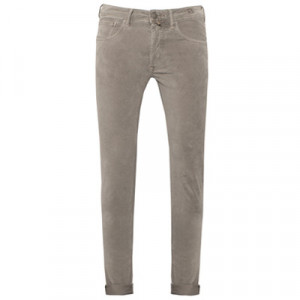 Incotex 5-Pocket Cotton Twill Grey