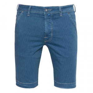 Jacob Cohen Bermuda Striped Blue