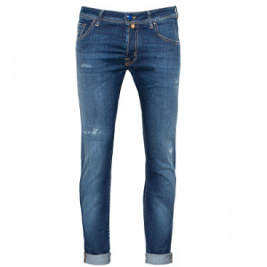 Jacob Cohen Super Stretch Destroyed Denim Blue