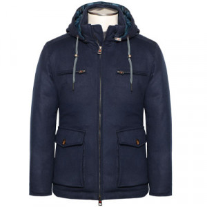 Kired Cashmere Down Parka "Keal" Blue
