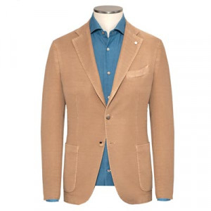 Lubiam Garment Dyed Jacket Beige