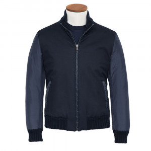 Mandelli Bomber Blue Croco