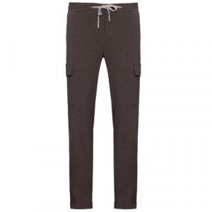 Marco Pescarolo Cargo Trousers Wool Brown