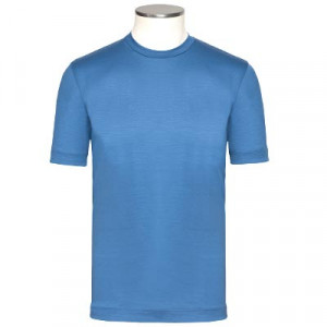 Mazzarelli T-shirt Merinos Blue