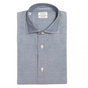 Mazzarelli Oxford Shirt Blue