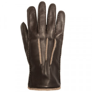 Mazzoleni Napa Leather Gloves Brown