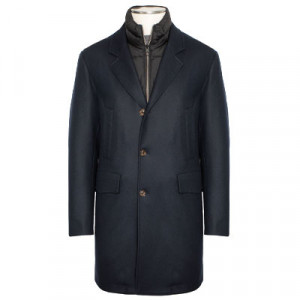 Montecore Flannel Down Coat Navy