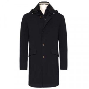Montecore Light-Weight Down-Coat Black-Blue
