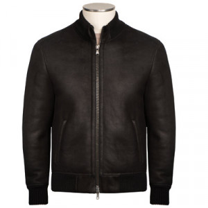 Montedoro Shearling Bomber Black