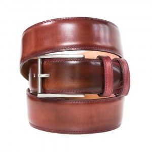 Paolo Scafora Belt Burgundy