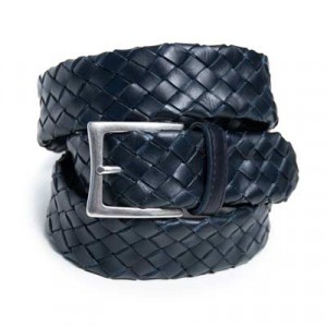 Andrea d'Amico Braided  Calf Leather Blue