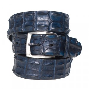 Paolo Vitale Horn Back Belt Blue