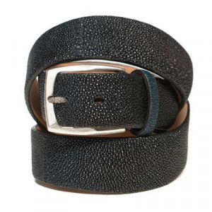 Paolo Vitale Belt Stingray Blue-Brown