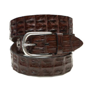 Paolo Vitale Horn Back Belt Brown