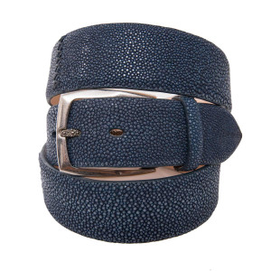 Paolo Vitale Belt Stingray Blue