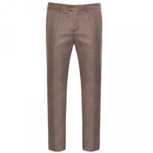 Marco Pescarolo Woolen Trousers Brown