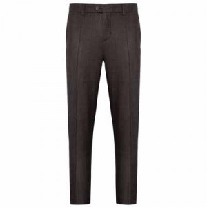 Marco Pescarolo Woolen Trousers Brown-Blue