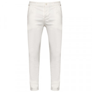 Marco Pescarolo Cotton Slacks Off-White