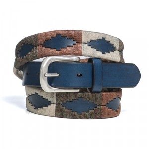 Paolo Vitale Argentinian Polo Belt Blue