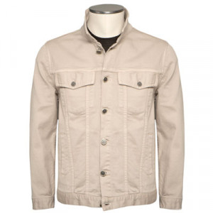 Richard J Brown Jeans Jacket Japanese Cotton Beige