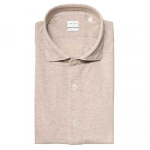 Xacus Cotton Jersey Shirt Beige