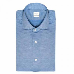 Xacus Shirt Wool Blue