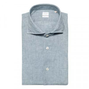 Xacus Linen Shirt Blue-Grey