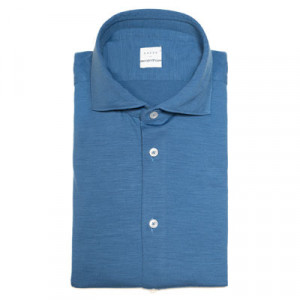 Xacus Merino Jersey Shirt Blue 
