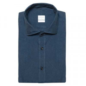 Xacus Shirt Linen Navy