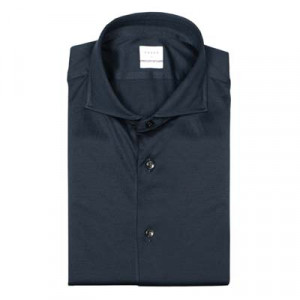 Xacus Shirt Satin Jersey Navy