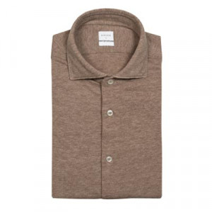 Xacus Shirt Jersey Hazelnut