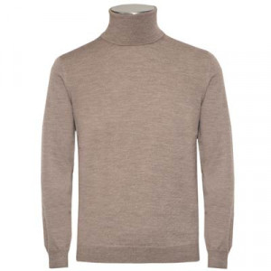 Zanone Roll Neck Merinos Beige