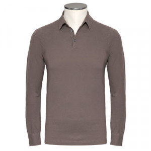 Zanone Polo Pima Cotton Grey