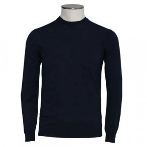 Zanone Crewneck FlexWool Dark Blue