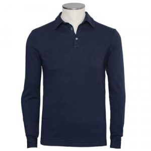Zanone Polo Pima Cotton Blue