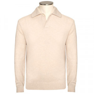 Zanone Polo Lambswool Sand