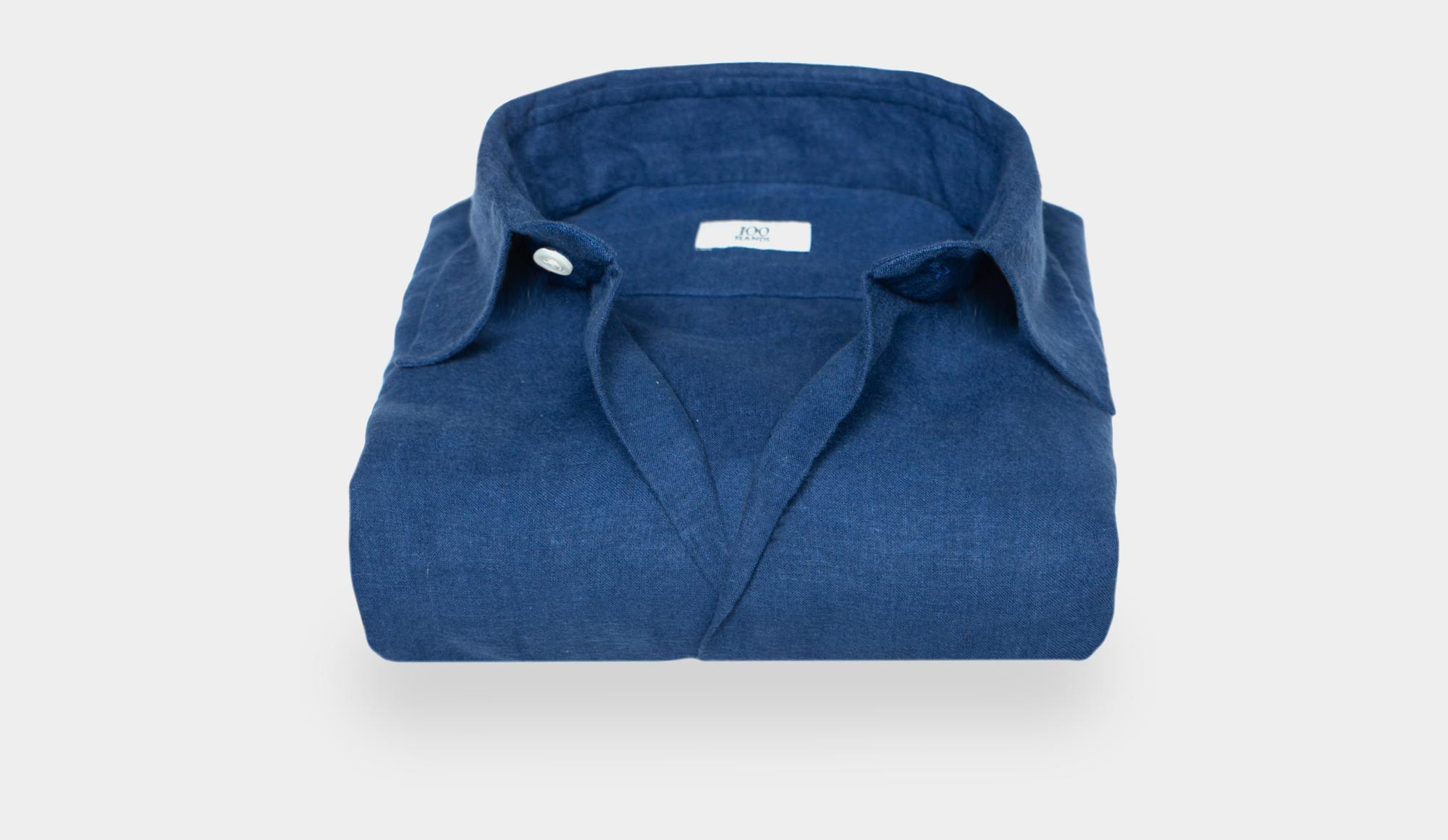 トップス 100hands rinen shirts 100Hands Linen Overshirt Indigo