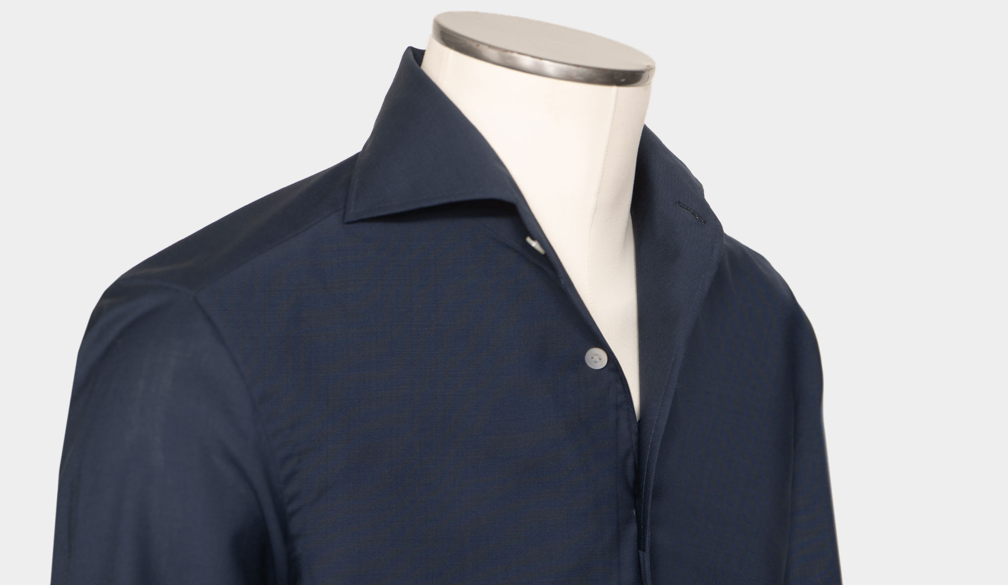 100HANDS ワイシャツ 100Hands Shirt Wool Navy