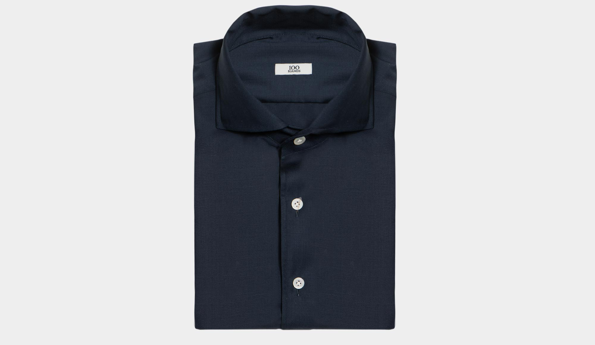 100Hands Shirt Wool Navy
